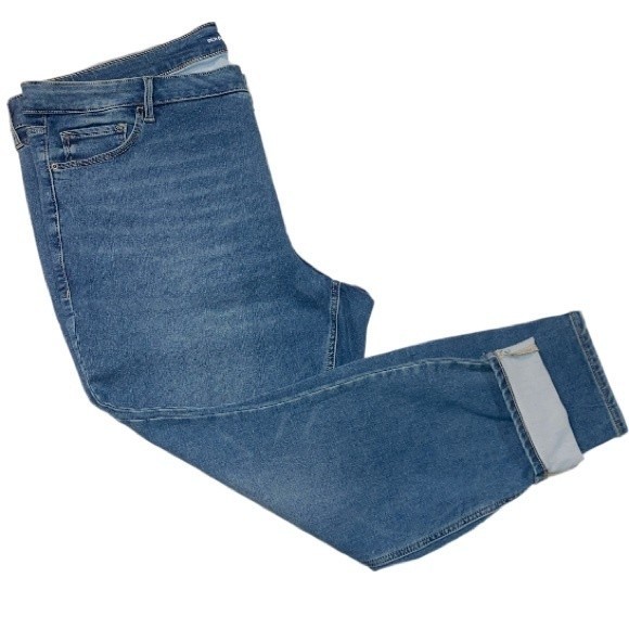 Old Navy Jeans High-Waisted Rockstar Super-Skinny Blue Plus Size 24 - Picture 14 of 16